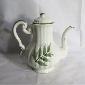 ANNA MAIOLICHE CERAMIC BOTANICAL TEA POT, made in ITALY never used
